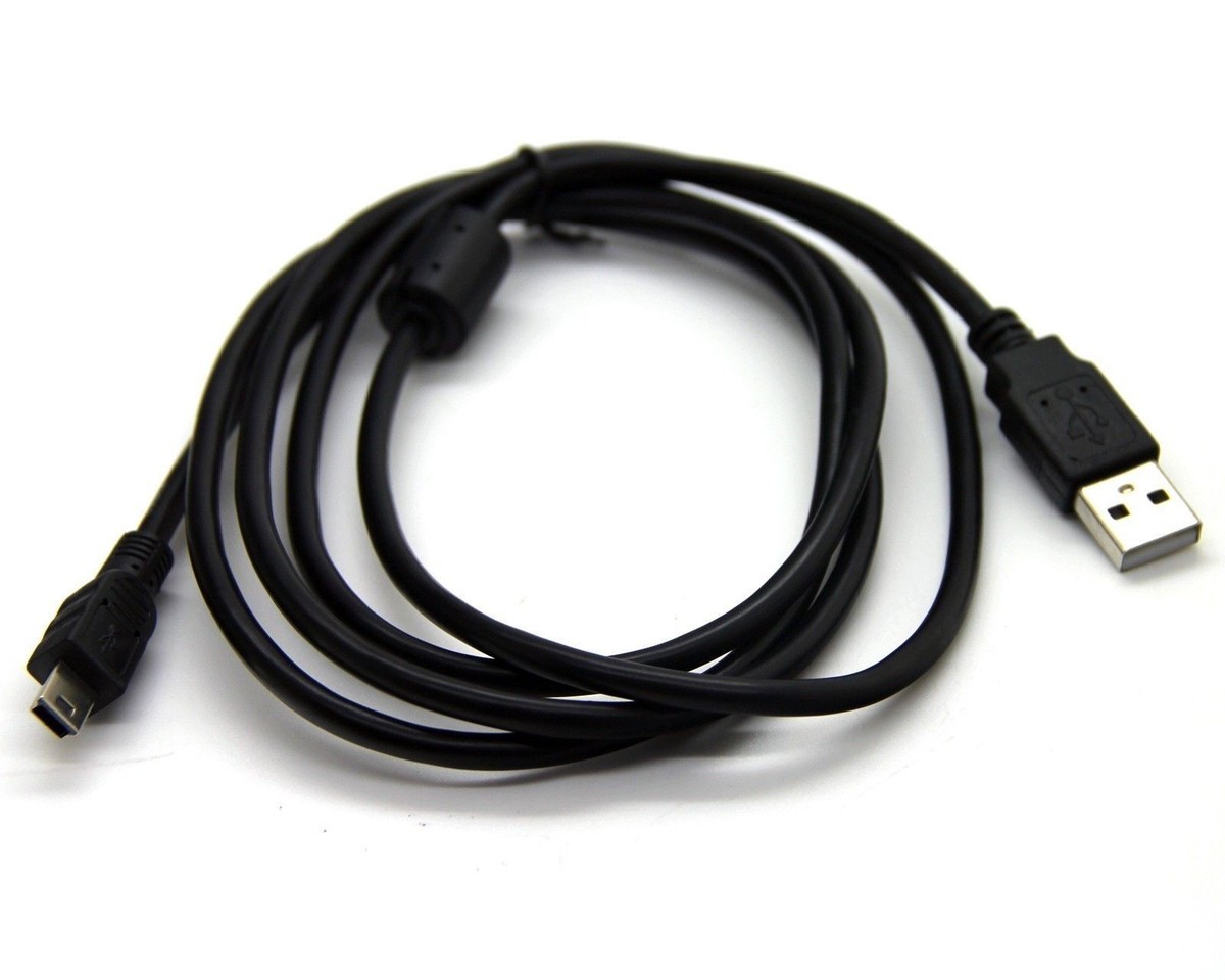 Replacement Mini USB Cable For Nikon & Canon Cameras - UC-E4 Compatible Data Transfer Cord, 5ft Length
