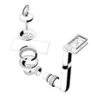 Blanco Ablaufgarnitur 1,5'' Stopfen Flex, Flex Mini