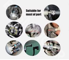 Fuel Injection Gauge Pressure Tester Test Kit Universal Car System Pump Tool Set