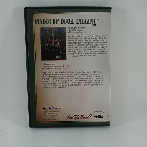 Knight & Hale Magic Of Duck Calling Dvd Feel The Rush Signed - Picture 2 of 7