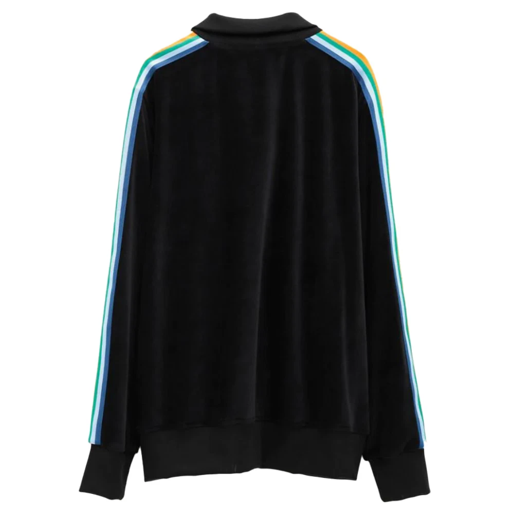 Palm Angels Rainbow Track Jacket Black