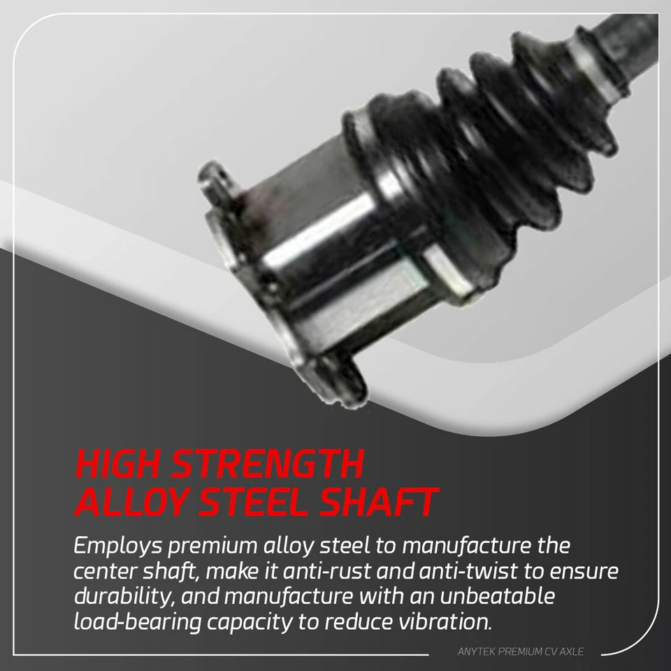 Par de ejes delanteros CV para Audi A6 Quattro RS6 S6 2002-2004 4,2 L automático Foto 4 de 4