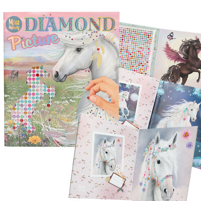 Stickerbuch Mädchen Miss Melody Create your Diamond Picture Diamanten