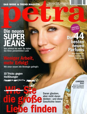 Petra 11/2008 - Cameron Diaz, Barack Obama, Anastacia, Pink
