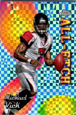 Michael Vick 2024 Topps Chrome XFractor All-Tech #CAE-MV - Falcons