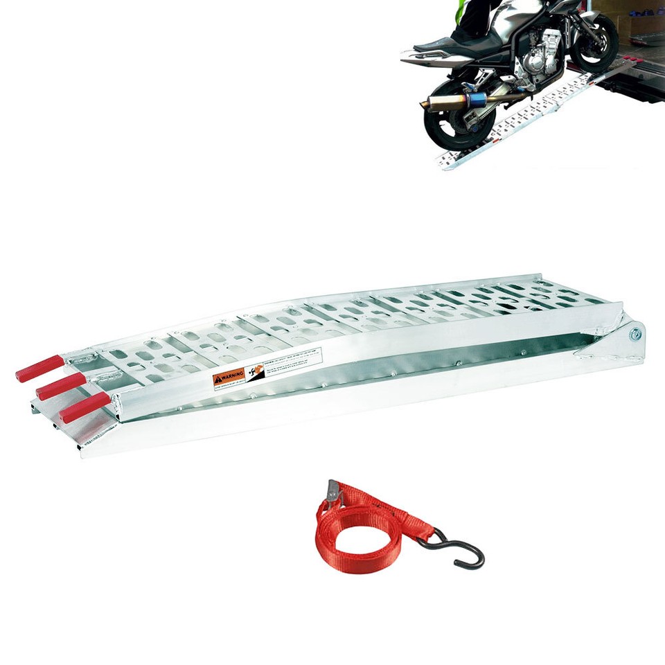 Single Heavy Duty Aluminium Motorcycle / Bike / MX Loading Ramp Max ...
