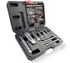 Extractores de tuberías 1/8"–1", kit de 9 piezas con estuche resistente