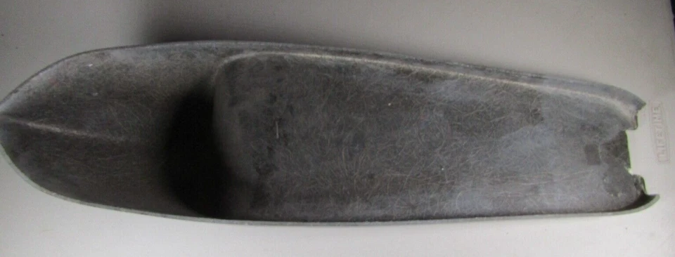 AM Café Style Racing Black Fiberglass Seat Cowl 26" L x 7 1/2" W Montesa Rickman - Image 4 of 4