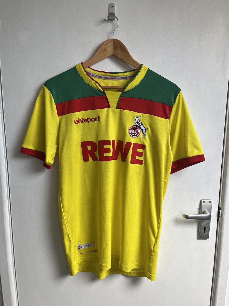 FC Koln Third Football Shirt 2020/21 Yellow Uhlsport Size Medium