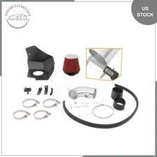 Fit 09-15 Cadillac CTS V8 6.2L Cold Air Intake Aluminum Pipe+Heat Shield Kit