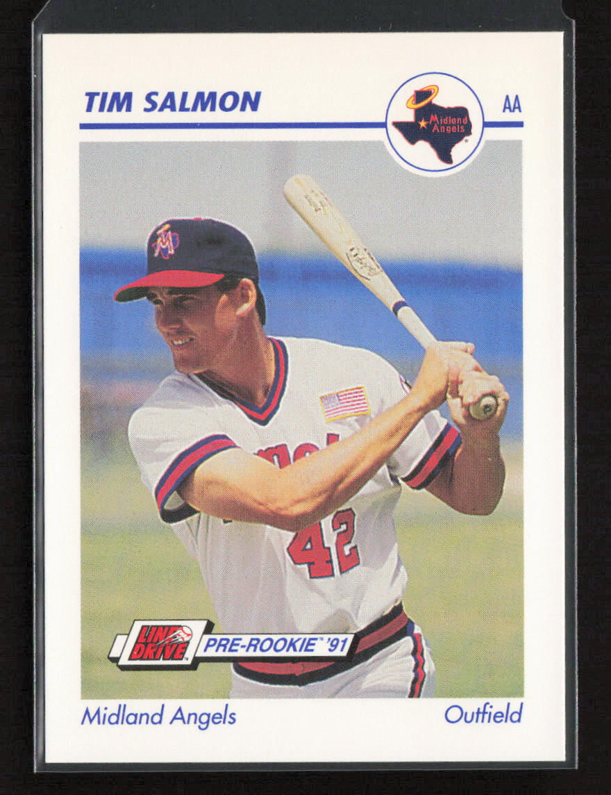 1991 Line Drive AA #443 Tim Salmon Midland Angels