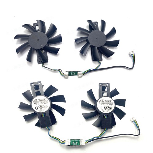 12V Graphics Card Cooler Fan for GAINWARD GTX1060 Phoenix GS Edition FD9015U12S - Picture 7 of 9
