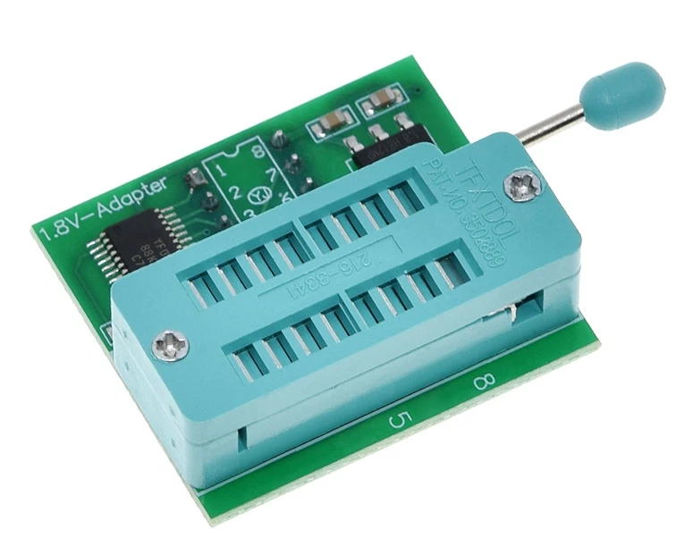 Adattatore 1.8V SPI Flash SOP8 BIOS Lampeggiatore per TL866CS TL866A EZP2013 CH341 - Immagine 2 di 4