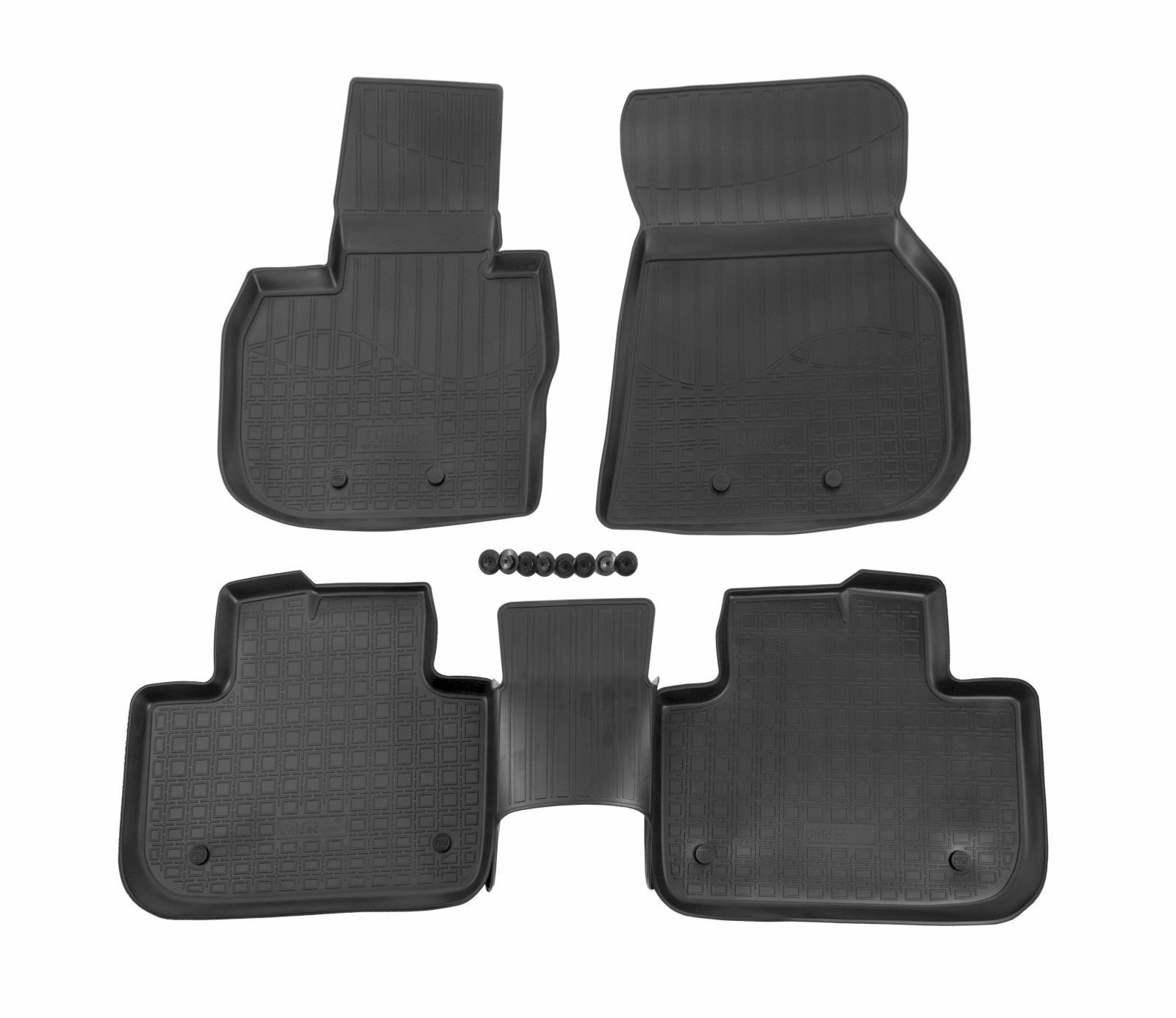Tapis de sol caoutchouc 3D pour BMW X4 G02 idéal pour l'hiver et la pluie