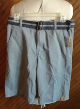 Urban Pipeline Boy's Size 18 Shorts Gray Flat Front Adjustable Waist Belt New