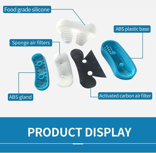 Joruby Nose Vents Plugs 2 in 1 Anti Snoring & Air Purifier - Picture 5 of 10