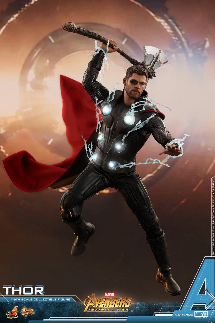 HOT TOYS 1/6 MMS474 THOR AVENGERS INFINITY WAR Figure w