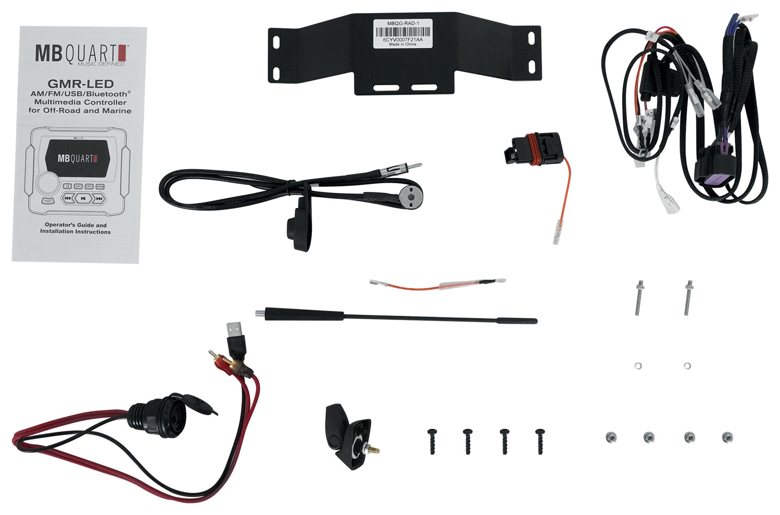 MB Quart MBQG-RAD-1 Polaris General 2016 ресивер up Plug n Play Монтажный комплект