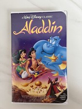 Walt Disney Aladdin Black Diamond Classic 1993 VHS Pre first Release Production