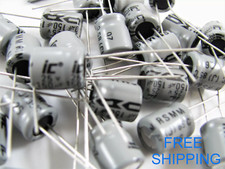 22uF to 680uF 25VDC - Radial Aluminum Electrolytic Capacitors - Chose Value