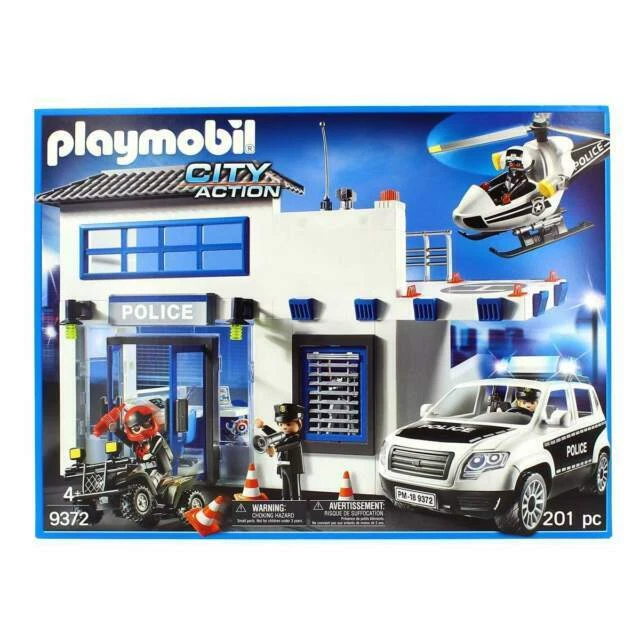 PLAYMOBIL 9372 City Action Police Station Playset Vehicles New Kids Toy