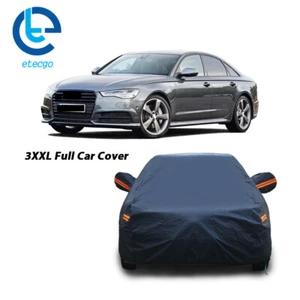 3XXL Full Car Cover PEVA Breathable Waterproof Snow UV Resistant For Outdoor