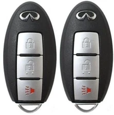 set of 2 New Prox Fob Smart Key FX35 FX50 EX35 2008-2013 / QX50 14-17 3-Btn A+++