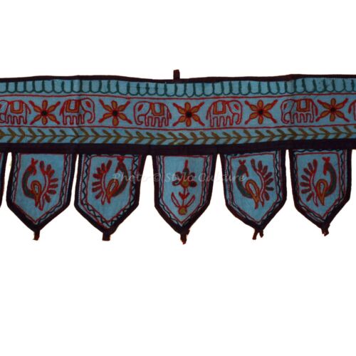 Indian Handicrafts Door Window Toppers Valance Traditional Ethnic Hanging Toran - Picture 22 of 55