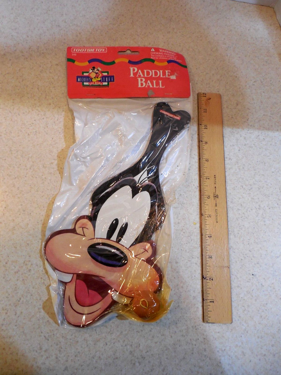 Goofy Disney 1995 Tootsietoy Paddle Ball Game SEALED NEW 90s | eBay