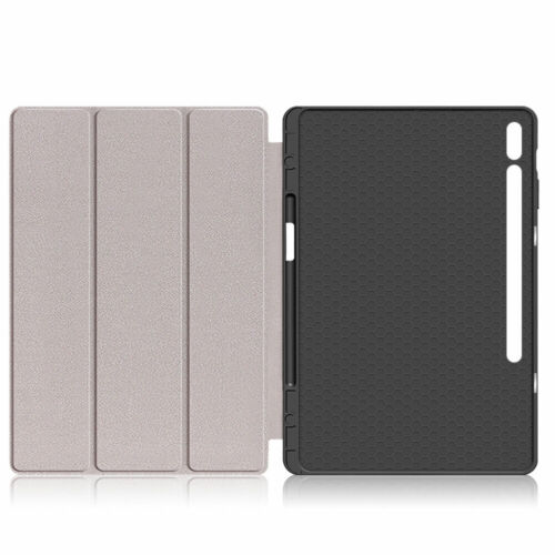 Funda protectora con lápiz inteligente de cuero folio para Samsung Galaxy Tab S7+ FE S8+ - Imagen 8 de 60