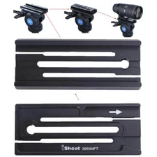 Adapter for Arca-Swiss Fit Quick Release Plate to Manfrotto Gitzo 3D Head New