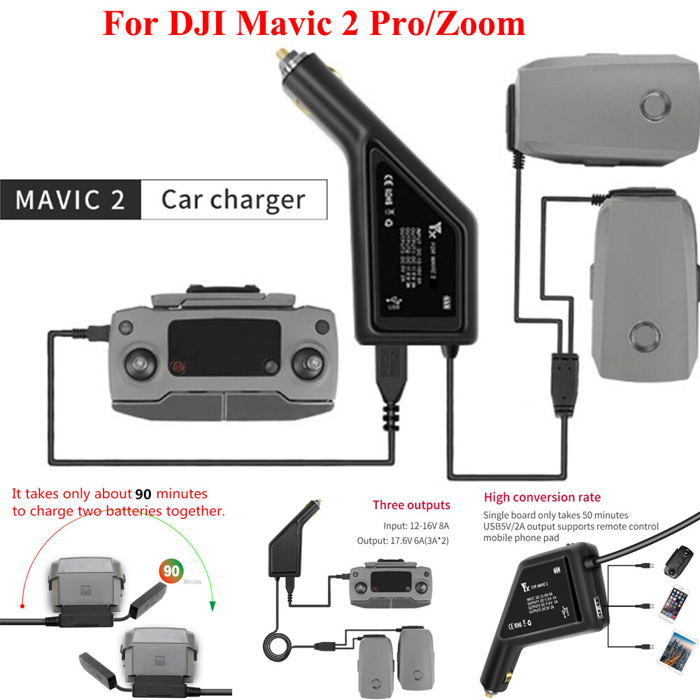 New Car Charger Battery Charging Hub For DJI Mavic Pro/Zoom