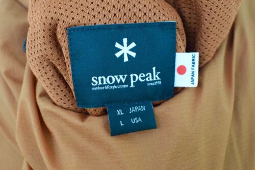 SNOW PEAK Orange 2L Octa Hoodie Smock Size Large 40/50 Parka Pullover Japan - Picture 5 of 6