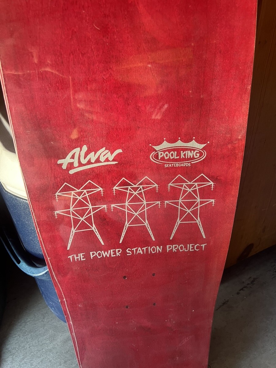 ALVA (アルバ) THE POWER STATION PROJECT デッキ POOL KING+ALVA SKATEBOARDS “POWER STATION PROJECT” DECK