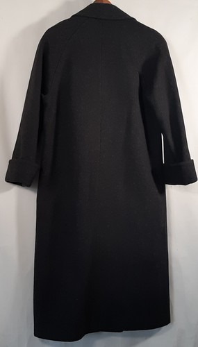 Vintage Jofeld by Forstmann Womens Charcoal Gray Wool Blend Long Coat Size 10 - Picture 4 of 9