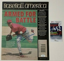 TYLER SKAGGS AUTO AUTOGRAPHED SIGNED BASEBALL AMERICA MAGAZINE - JSA COA