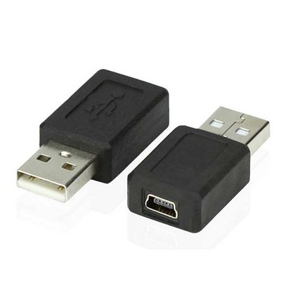 mini usb b 5 pins female jack to usb a 2.0 male connector adapter M/F_b