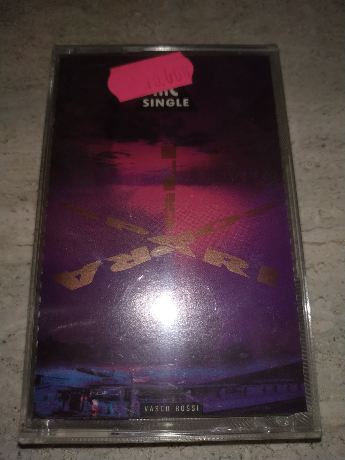 VASCO ROSSI GLI SPARI SOPRA  MC K7 MUSICASSETTA SINGLE NUOVA SIGILLATA!!!