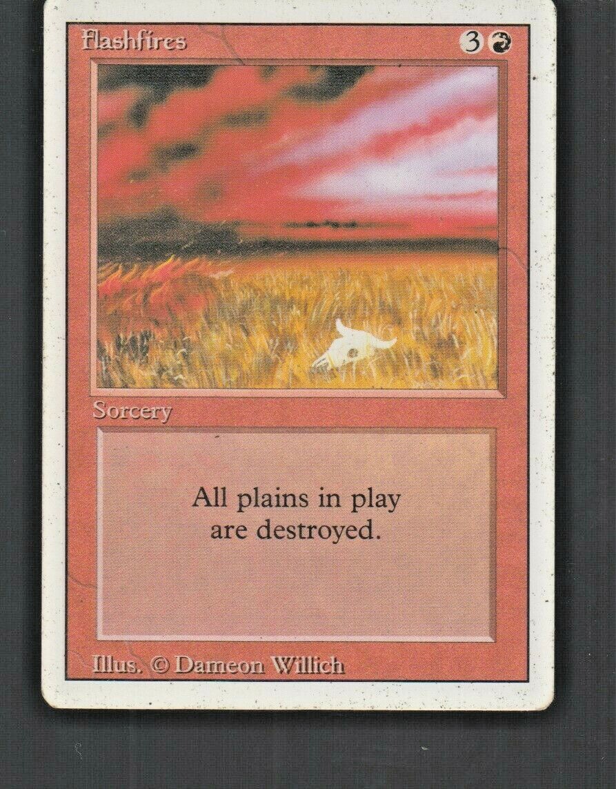 Flashfires  1994 Magic The Gathering Revised Edition #152 