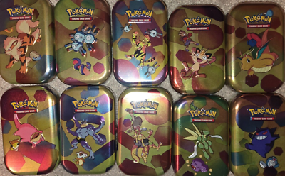 10x Pokemon TCG Scarlet & Violet 151 Mini-Tin set w/ 20 Packs |BRAND NEW  SEALED