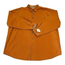 LL Bean Original Field Sacket Jacket Men's XXL Snap Button Plaid Lined Teflon