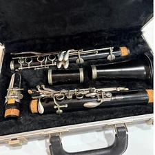1980s Clarinet Evette Buffet Crampon Woodwind Instrument With Case Untested