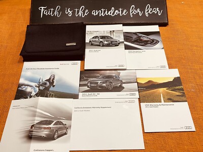   2010 AUDI A4 OWNERS MANUAL +NAVIGATION MMI BK (MINT OeM SET)) 2.0T V4    