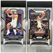 2022-2024 Panini Prizm - Stephen Curry Golden State Warriors #101 #28 (2) Lot