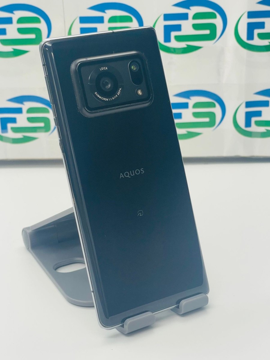 SHARP AQUOS R6 A101SH Black 5G Phone Leica Lens 1 inch