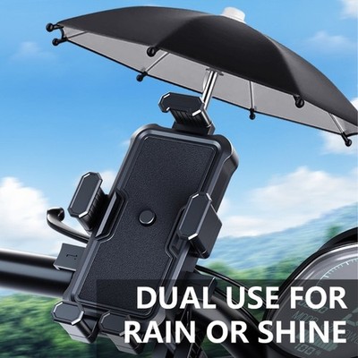 Motorcycle Handlebar/Rearview Mirror Mounted Cellphone Cradles Stand for Scooter