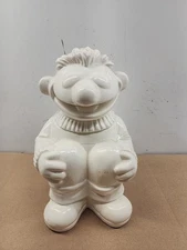 Vintage WHITE SESAME STREET - ERNIE Cookie Jar by Muppets Inc. !!!