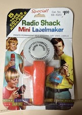 Vintage USA Made Orange DYMO Radio Shack 3/8 ...