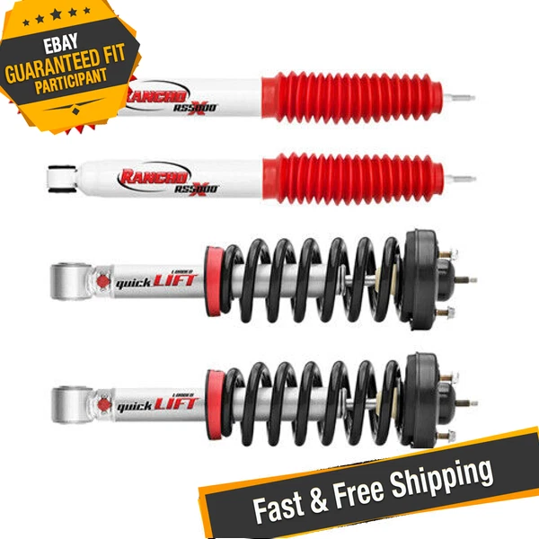 Rancho Front quickLIFT Struts & Rear RS5000 Shocks for 2000-2006 Toyota Tundra - Imagem 2 de 4