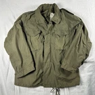 Vintage M-65 Field Jacket Size Large OG 107 70s 80s Vietnam Military Distressed